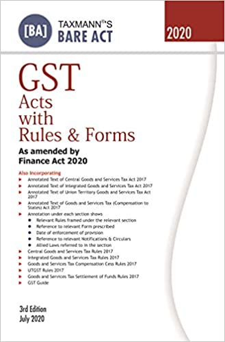 Taxmann’s GST Acts with Rules & Forms