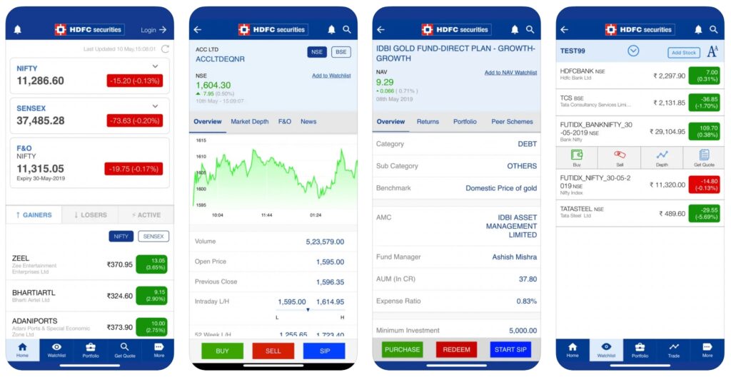 HDFC Securities Mobile Trading App