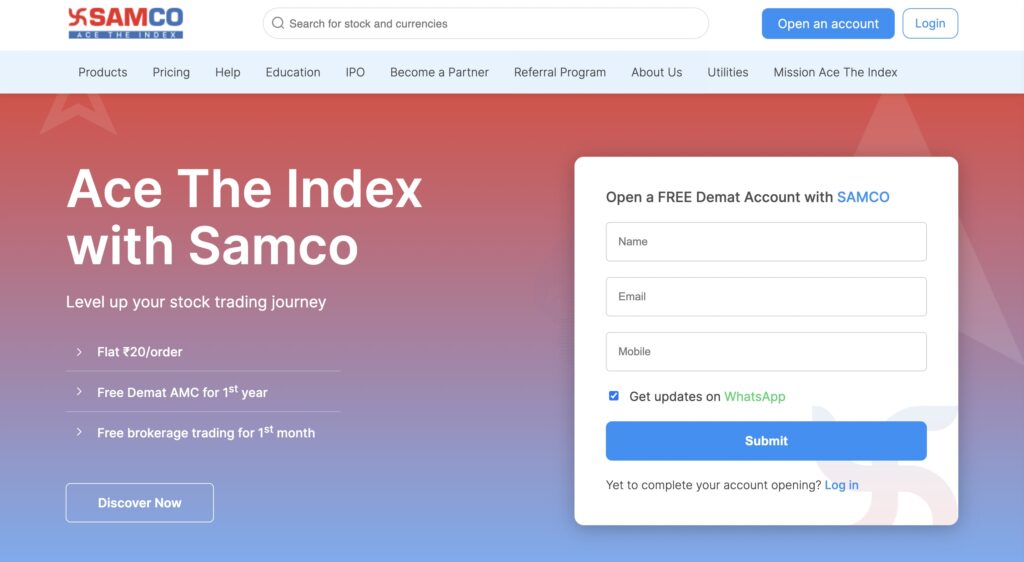 Samco Stock Trading Platforms